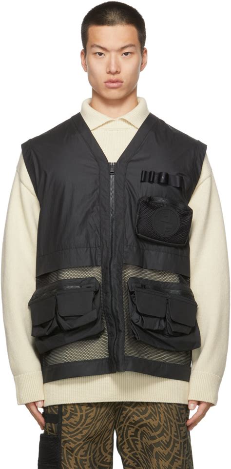 fendi velcro vest sleeveless mens|FENDI Vests & Tank Tops for Men .